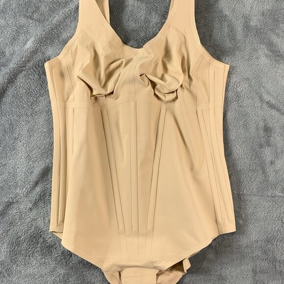 HoneyLove Boldness Bodysuit XL Shapewear Beige - Picture 1 of 5